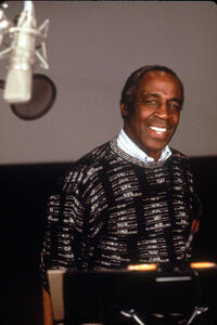 Robert Guillaume on the set of "The Lion King 3D."