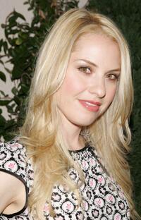 Leslie Grossman at the WB Network stars party.