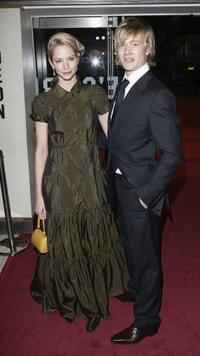 Sienna Guillory and Ed Speleers at the world premiere of "Eragon."