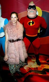 Sienna Guillory at the UK premiere of the new Disney/Pixar animation "The Incredibles."