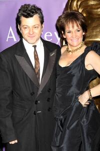 Andy Serkis and Lorraine Ashbourne at the Orange British Academy Film Awards nominees party.