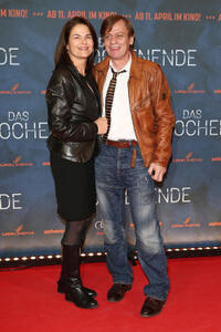 Barbara Auer and Sylvester Groth at the premiere of "Das Wochenende."