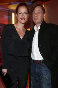 Claudia Michelsen and Sylvester Groth at the "Nacht Ueber Berlin" Preview.