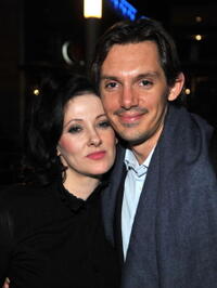 Susan Montford and Lukas Haas at the premiere of "While She Was Out."