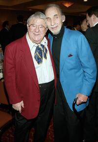 Buddy Hackett and Sid Caesar at the Friars Club of California celebration honoring Caesar on his 80th birthday.