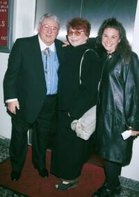 Buddy Hackett, Wife Shereen Dubois and his Daughter at the Friars Club tribute to actor/comedian Jan Murray.