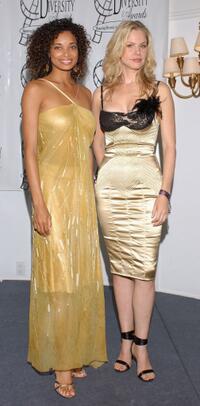 Rochelle Aytes and Andrea Roth at the 11th Annual Diversity Awards.