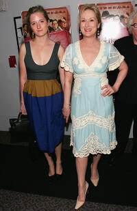 Grace Gummer and Meryl Streep at the New York premiere of "A Prairie Home Companion."