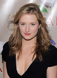 Grace Gummer at the after party of the Broadway Opening Night of "Arcadia" in New York.