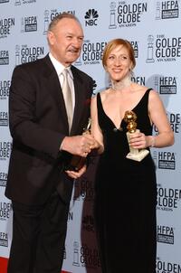 Gene Hackman and Edie Falco at the 60th Annual Golden Globe Awards.