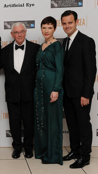 Director Terence Davies, Sarah Kants and Harry Hadden-Paton at the Closing Gala premiere of "Deep Blue Sea" during the 55th BFI London Film Festival.