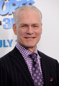 Tim Gunn at the world premiere of "The Smurfs."
