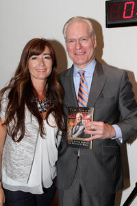 Deborah Lloyd and Tim Gunn at the Tim Gunn book launch during the Kate Spade New York celebration.