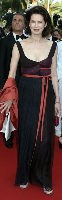 Dayle Haddon at the screening of "Cache" during the 58th International Cannes Film Festival.