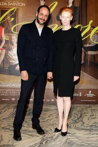 Luca Guadagnino and Tilda Swinton at the screening of "Io Sono L'Amore."