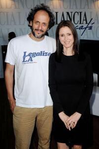 Luca Guadagnino and director Julie Taymor at the 67th Venice International Film Festival.