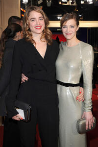 Adele Haenel and Celine Sallette at the 37th Cesar Film Awards in Paris.