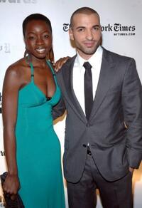 Danai Gurira and Haaz Sleiman at the 18th Annual Gotham Independent Film Awards.