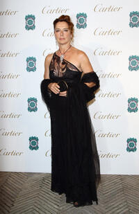 Monica Guerritore at the launch of "Sortilege de Cartier" Jewellery Collection in Rome.
