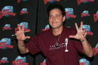 Corey Haim at the Planet Hollywood Times Square for his handprint ceremony.