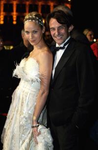 Jeanette Hain and Hans-Werner Meyer at the Hesse Movie Awards 2008.