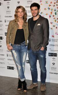 Juana Acosta and Quim Gutierrez at the Malaga Film Festival presentation party.