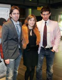 Daniel Sanchez Arevalo, Marta Etura and Quim Gutierrez at the premiere of "Azul."