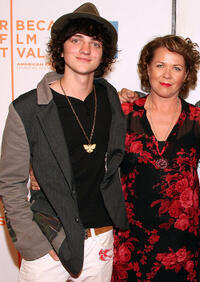 Sebastian Gregory and Sarah Woods at the premiere of "Accidents Happen" during the 2009 Tribeca Film Festival.