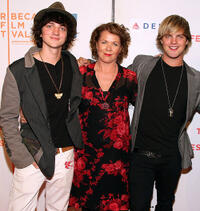 Sebastian Gregory, Sarah Woods and Harry Cook at the premiere of "Accidents Happen" during the 2009 Tribeca Film Festival.
