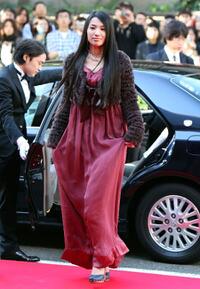 Sei Ashina at the closing ceremony to promote "Silk" during the 20th Tokyo International Film Festival.