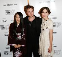 Sei Ashina, Michael Pitt and Keira Knightley at the premiere screening of "Silk" during the Toronto International Film Festival 2007.