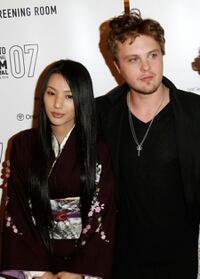 Sei Ashina and Michael Pitt at the premiere screening of "Silk" during the Toronto International Film Festival 2007.
