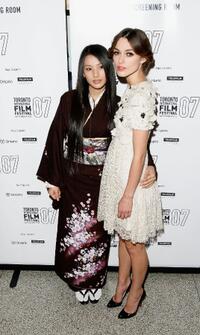 Sei Ashina and Keira Knightley at the premiere screening of "Silk" during the Toronto International Film Festival 2007.