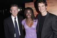 John Hurt, Claire-Hope Ashitey and Hugh Dancy at the UK premiere of "Shooting Dogs."