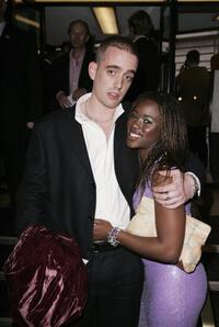 Claire-Hope Ashitey and Guest at the UK premiere of "Shooting Dogs."