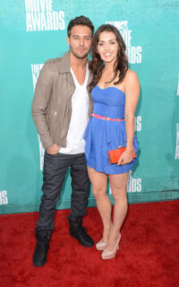 Ryan Guzman and Kathryn McCormick at the 2012 MTV Movie Awards in California.