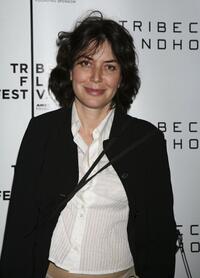 Sabina Guzzanti at the press conference of "Viva Zapetero" during the 5th Annual Tribeca Film Festival.