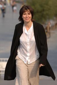 Sabina Guzzanti at the photocall of "Viva Zapetero" during the 53rd San Sebastian International Film Festival.