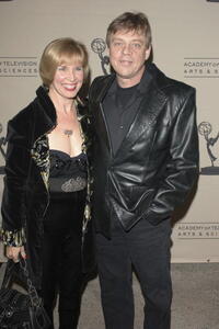 Mark Hamill and his wife Marilou at the Academy of Television Arts & Sciences, attend "Jonathan Winters Is Turning 80 and You're Invited".