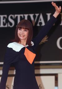 Sabine Azema at the Palais des Festivals for the screening of "Fast Food Fast Women".