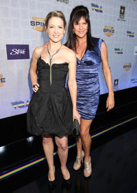 Ali Hillis and Jennifer Hale at the Spike TV's 2010 Video Game Awards in California.