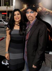 Amelia Cruz and Jackie Earle Haley at the California premiere of "A Nightmare on Elm Street."