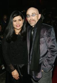 Jackie Earle Haley and his wife Amelia Cruz at the 72nd Annual New York Film Critics Circle Awards Gala.