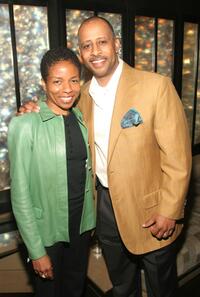 Lisa Gay Hamilton and Rubin Santiago Hudson at the TAA Awards during the Tribeca Film Festival.