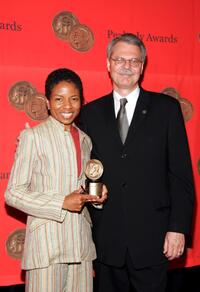 Lisa Gay Hamilton and Horace Newcomb at the 64th Annual Peabody Awards Luncheon.