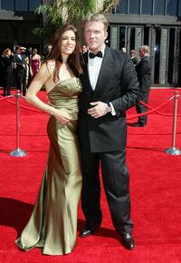 Corinne Saffell and Anthony Michael Hall at the 58th Annual Primetime Emmy Awards.