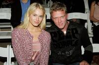 Leven Rambin and Anthony Michael Hall at the Custo Barcelona Spring 2007 Fashion show during the Olympus Fashion Week.