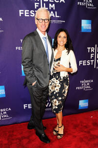 Brad Hall and Julia Louis-Dreyfus at the "Escape Clause" Shorts Program during the 2012 Tribeca Film Festival.