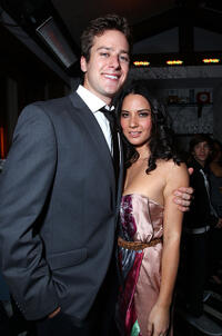 Armie Hammer Jr. and Olivia Munn at the InStyle and the Hollywood Foreign Press Association Host Miss Golden Globes party.
