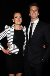 Elizabeth Chamber and Armie Hammer Jr. at the 36th Annual Los Angeles Film Critics Association Awards.